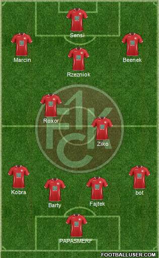 1.FC Kaiserslautern Formation 2014