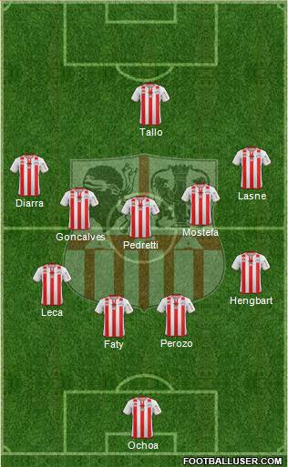 Athletic Club Ajaccien Football Formation 2014