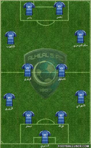 Al-Hilal (KSA) Formation 2014