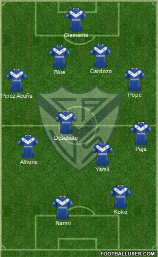 Vélez Sarsfield Formation 2014