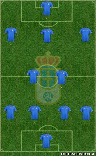 Real Oviedo S.A.D. Formation 2014