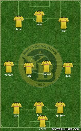 BSC Young Boys Formation 2014