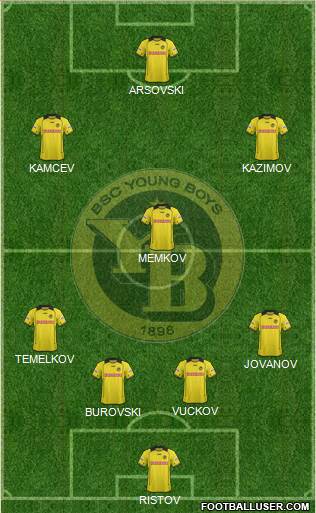 BSC Young Boys Formation 2014