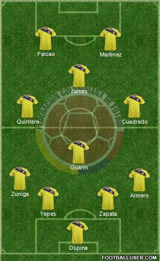 Colombia Formation 2014