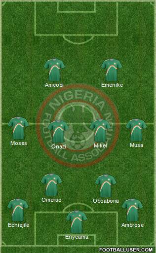 Nigeria Formation 2014