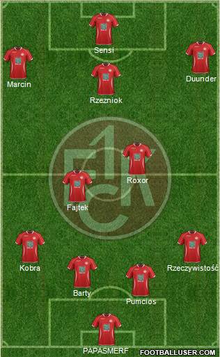 1.FC Kaiserslautern Formation 2014