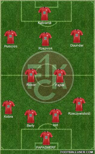 1.FC Kaiserslautern Formation 2014