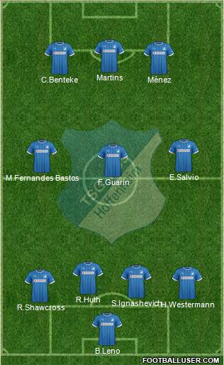 TSG 1899 Hoffenheim Formation 2014