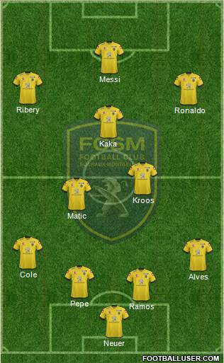 FC Sochaux-Montbéliard Formation 2014