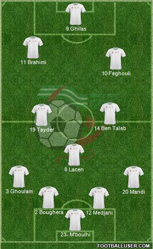 Algeria Formation 2014