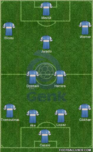 K Racing Club Genk Formation 2014