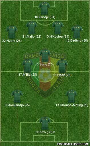 Cameroon Formation 2014