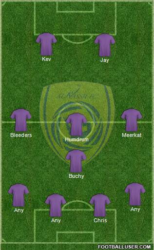 Al-Nassr (KSA) Formation 2014