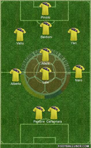 Colombia Formation 2014