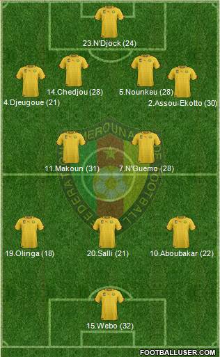 Cameroon Formation 2014