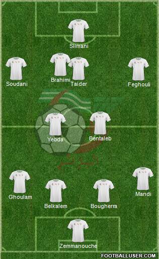 Algeria Formation 2014