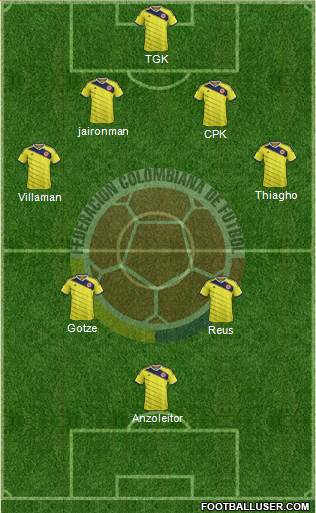 Colombia Formation 2014