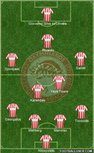 Olympiakos SF Piraeus Formation 2014