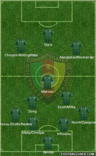 Cameroon Formation 2014