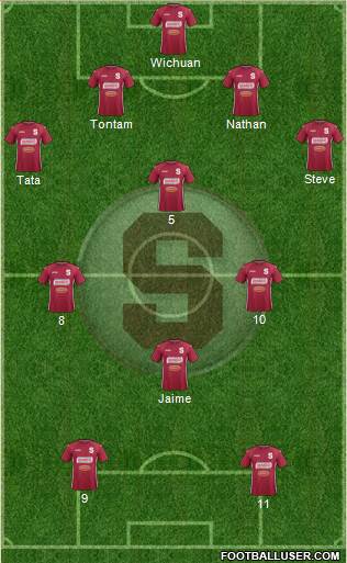 CD Saprissa Formation 2014