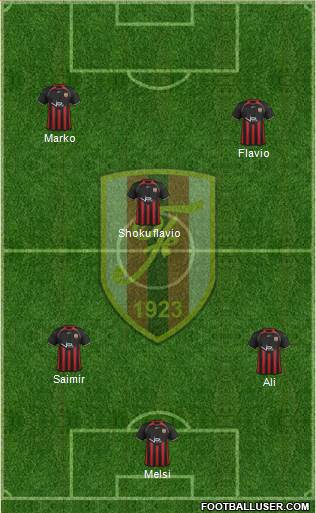 KS Flamurtari Vlorë Formation 2014