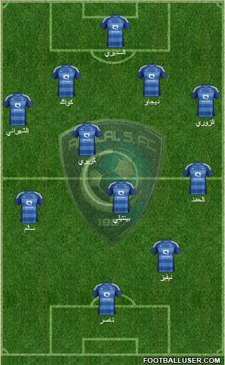 Al-Hilal (KSA) Formation 2014