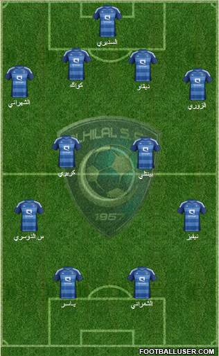 Al-Hilal (KSA) Formation 2014