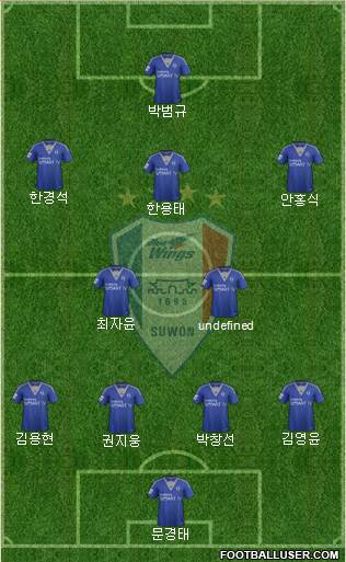 Suwon Samsung Blue Wings Formation 2014