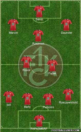 1.FC Kaiserslautern Formation 2014