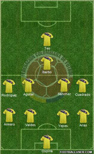 Colombia Formation 2014