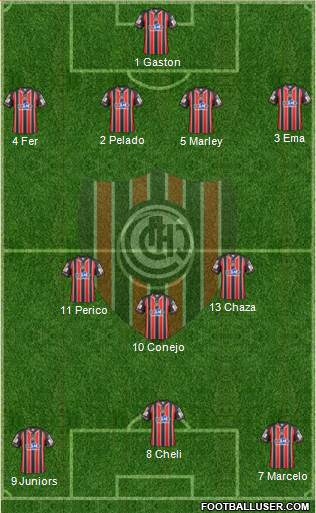 Chacarita Juniors Formation 2014