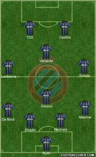 Club Brugge KV Formation 2014