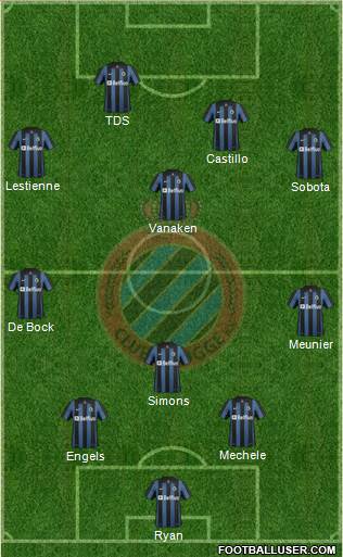 Club Brugge KV Formation 2014