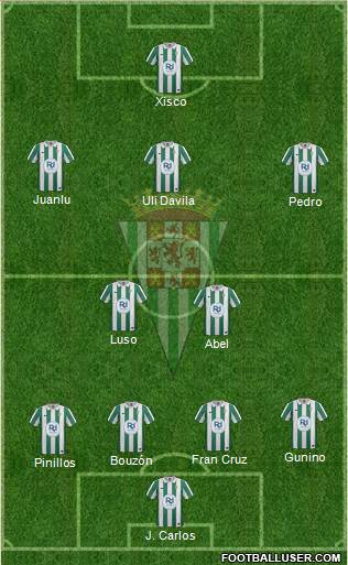 Córdoba C.F., S.A.D. Formation 2014