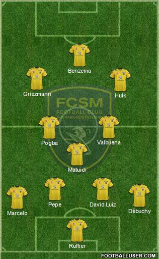 FC Sochaux-Montbéliard Formation 2014