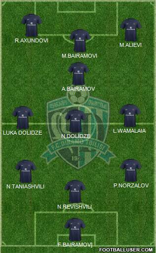 Dinamo Tbilisi Formation 2014