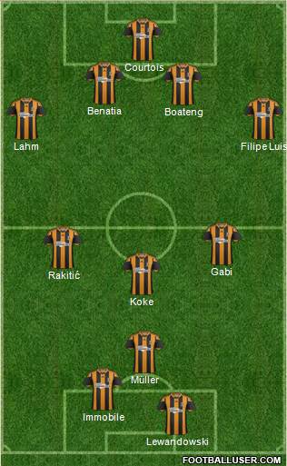 Hull City Formation 2014