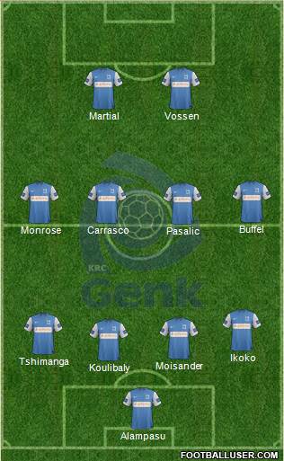 K Racing Club Genk Formation 2014