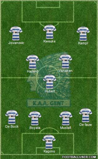 KAA Gent Formation 2014