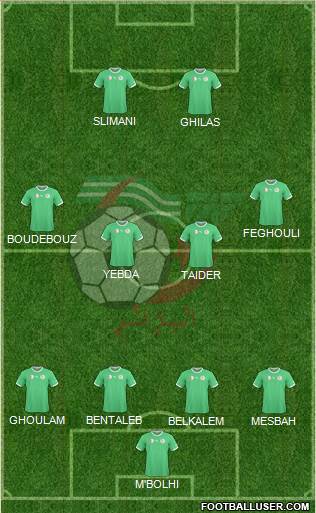 Algeria Formation 2014