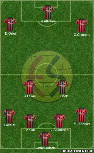 Eskisehirspor Formation 2014