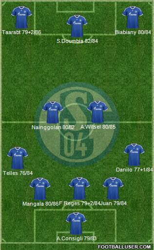 FC Schalke 04 Formation 2014