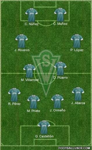 CD Santiago Wanderers S.A.D.P. Formation 2014