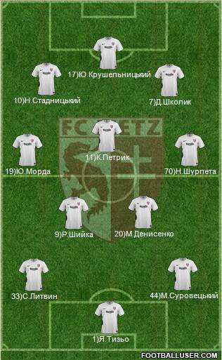 Football Club de Metz Formation 2014