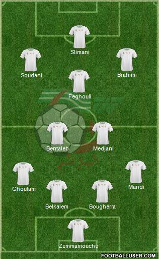 Algeria Formation 2014