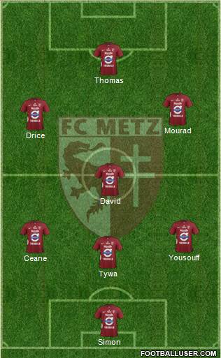 Football Club de Metz Formation 2014