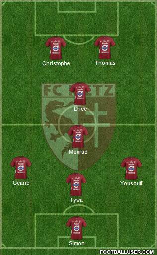 Football Club de Metz Formation 2014