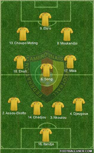 Cameroon Formation 2014