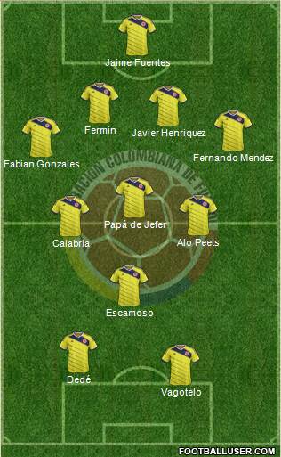 Colombia Formation 2014