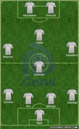 K Racing Club Genk Formation 2014